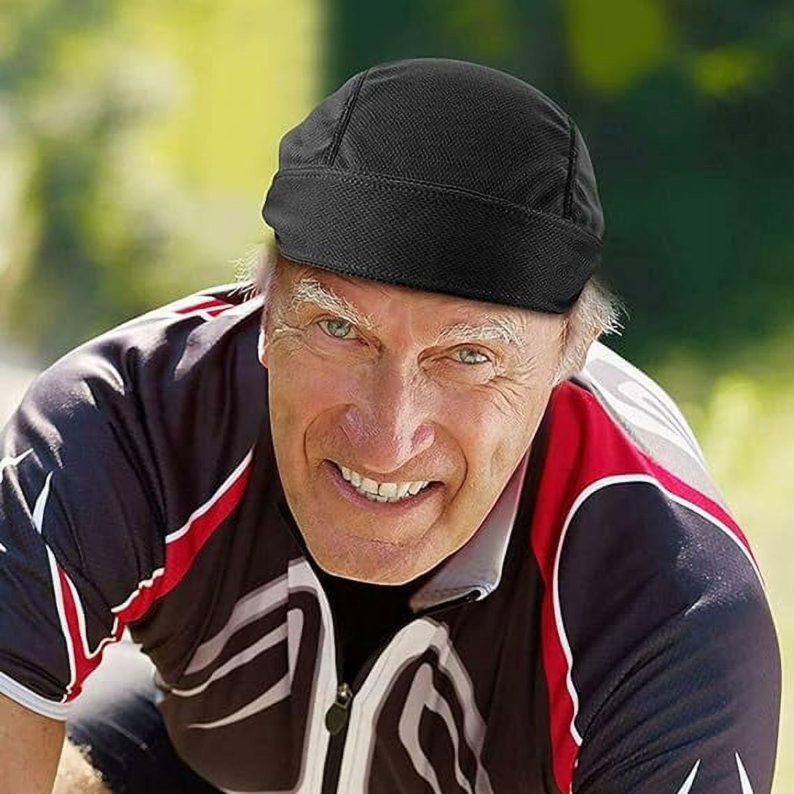 Protection Transpiration été ZLYC Bonnet Anti-transpiration Pour Homme Et Femme Avec Doublure Pour Casque De Cyclisme, Noir Uni., One Size Casquette Sous Casque Vélo