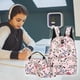 thumbnail image 4 of Xihbxyly Mochila de Ocio, Diseño de Gran Capacidad, Estampado Floral, Cómodas Correas Acolchadas para Los Hombros, Uso Diario Escolar y de Viaje, Longitud Ajustable, 42 X 30 X 14 Cm, Incluye Bolso y, 4 of 4
