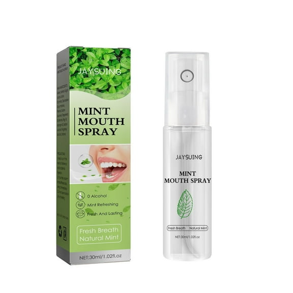 Yatlte Fresh Breath Spray 30ml - Sugar Free & Alcohol Free Mint Flavor - Instant Bad Breath Relief for Adults - Dentist-Designed with Xylitol & Stevioside