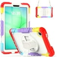 thumbnail image 1 of Funda para Samsung Galaxy Tab A11 de 8,7 pulgadas (2025) y Galaxy Tab A9 de 8,7 pulgadas (2023), resistente, a prueba de golpes, con soporte giratorio de 360° y correa de mano/bandolera, 1 of 9