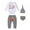 White, variant on Futezty Toddler Boys Girls Clothes Fall Winter Outfit Sets, Baby Boy Girl Outfits 3M 6M 12M 18M 24M 2T 3T 2Pcs Set