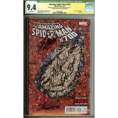 Amazing Spider-Man #700 CGC 9.4 Signed by Stan lee