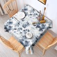 thumbnail image 2 of Pioneer Flower Floral Print Pattern Square Tablecloth,Waterproof Square Table Cover,Wipeable Spillproof Washable Table Cover for Home Kitchen Party Decor 52"x52"(132x132cm), 2 of 6