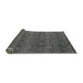 thumbnail image 2 of Ahgly Company Indoor Round Abstract Gray Modern Area Rugs, 7' Round, 2 of 4