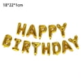 thumbnail image 2 of Feliz cumpleaños globo Banner fiesta 16 pulgadas 3D globo de papel de aluminio kit decoración de fiesta de cumpleaños, 2 of 5
