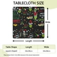 thumbnail image 3 of Square Tablecloth with Elastic Edges 34 * 34 Inch Waterproof Table Cover Washable Indoor and Outdoor for Party Kitchen Dinner Banquet Patio Picnic, 3 of 3