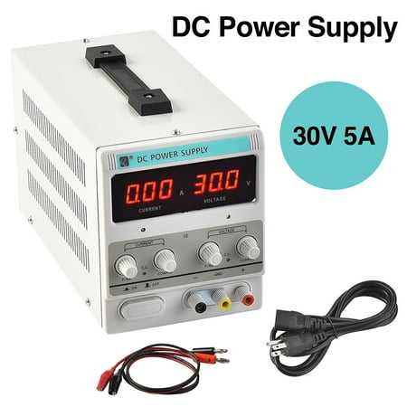 30V 5A DC Power Supply Adjustable Variable Dual Digital Lab Test