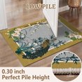 thumbnail image 2 of 2x3 Entryway Rug Bathroom Rugs for Front Door Bedroom Kitchen, Washable Vintage Print Carpet, Floor Mat with Non Slip Backing, 2 of 8