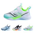 thumbnail image 7 of YunPes Kids Boys Breathable Mesh Sneakers Hook and Loop Non-Slip Running Shoes Trendy Gradient Athletic Shoes Everyday Wear, 7 of 7