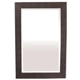 thumbnail image 1 of Yosemite MINT003 Home Decor Framed Mirror, Medium - Espresso, 1 of 3