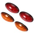 thumbnail image 5 of 2.3in 12V DC Fender Side Marker Lights Waterproof Fit for Ford F Series 1999‑2010(2pcs Red Light 2pcs Amber Light ), 5 of 5