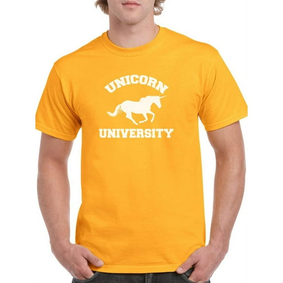 Unicorn University Unicorn Graphic Design Men T-Shirt, Male Small