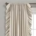 thumbnail image 2 of Lush Decor Reyna - Juego de Paneles de Cortina de Ventana con Volantes, par, 54 Pulgadas de Ancho x 95 Pulgadas de Largo, Juego de Cortinas fluidas, Cortinas románticas con Volantes para recámara,, 2 of 13