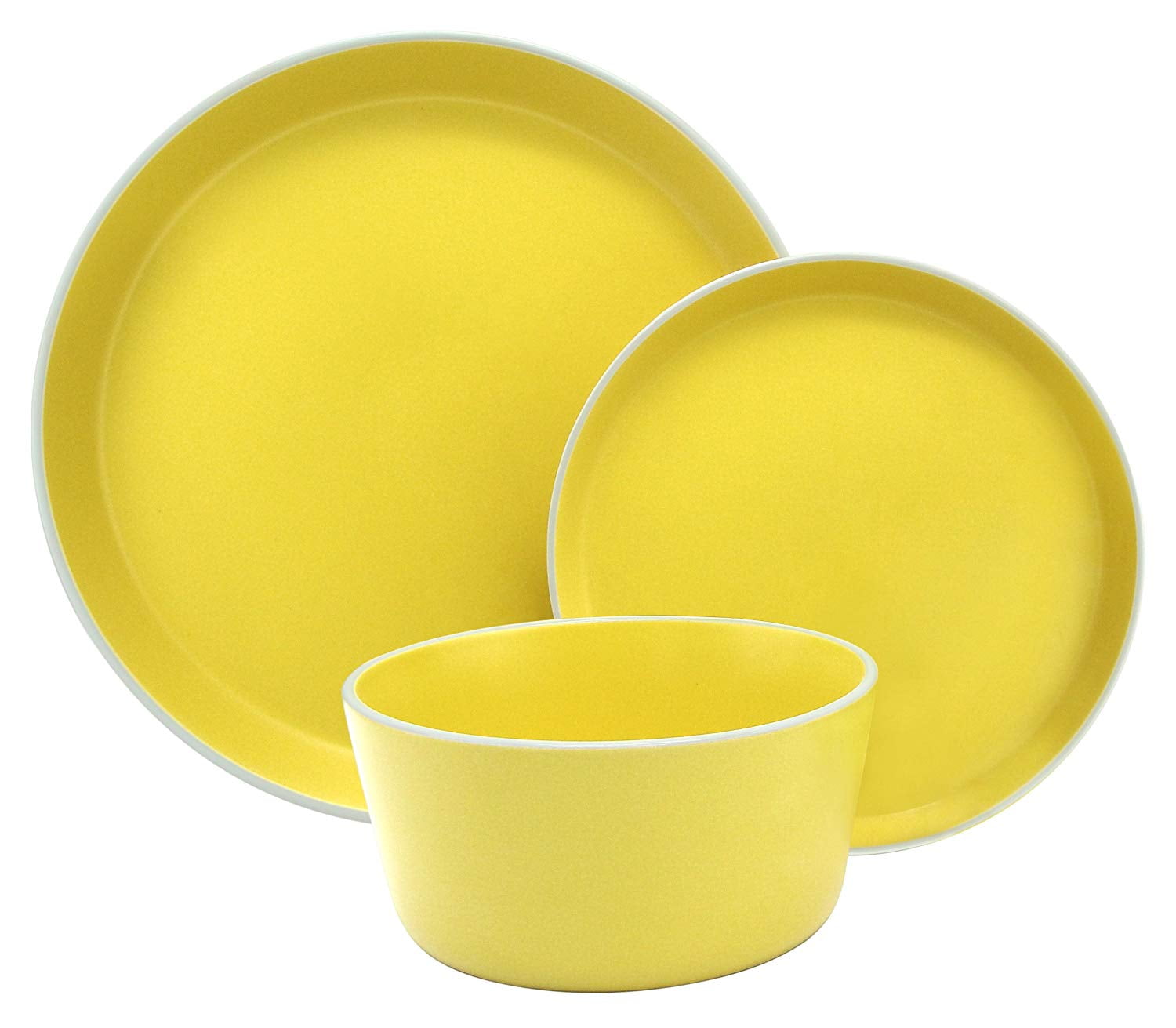 Melange Stoneware 18Piece Dinnerware Set (Moderno Sunflower) Service
