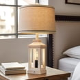 thumbnail image 2 of Lamp G-SAFAVA Retro Farmhouse de 23,75 pulgadas con puertos USB C+A, juego de 2, 2 of 9