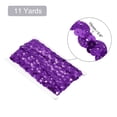 thumbnail image 2 of Uxcell Cinta de Flecos de Lentejuelas de 11 Yardas 0.6 pulgadas, Cinta de Paillette para Manualidades de Costura de Disfraces, Púrpura Oscuro, 2 of 5