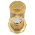 thumbnail image 4 of Filtro De Latón, Filtro De 1/2 Pulg., Alta Dureza A Prueba De Herrumbre Para Agua De Uso Profesional En La Industria Petrolera OTVIAP Brass Strainer, 4 of 8