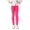 Rose Red, variant on SILVERCELL Kids Girls Leggings Footless Solid Skinny Pants Child Stretch Basic Casual Sport Running Yoga Trousers 3-11Y