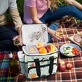 thumbnail image 5 of FORMRS Insulated Cooler Bag 24 Cans Capacity Soft Leakproof Lunch Box with Side Pockets, Space Patterns, 5 of 7