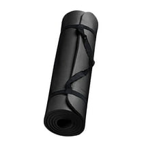 Yoga Mat Anti-skid Sports Fitness Mat 15MM Thick EVA Comfort Foam yoga matt for Exercise, Yoga, and Pilates Gymnastics mat Black