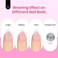 thumbnail image 4 of Kit de uñas de gel Beetles X Press con 224 puntas de uñas francesas, 4 of 7