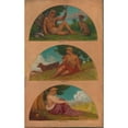 thumbnail image 2 of Kenyon Cox 16x24 Gold Ornate Framed and Double Matted Museum Art Print Titled - The Progress of Civilization; Hunting, Herding, Agriculture (Mural Study, State Capitol, Des Moines, Iowa) (19, 2 of 4
