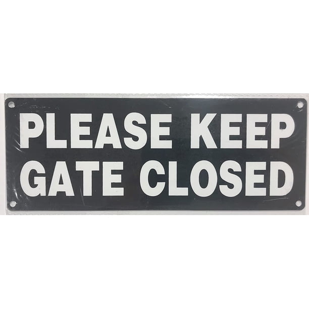 Personalized Pet Metal Sign - Gift Idea For Dogs/Cats Lover - Up to 4 Pets - Please Keep Gate Closed Don't Let The Pets Out No Matter What They Say main image 1
