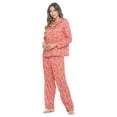 thumbnail image 2 of Casual Nights Women's Printed Long Sleeve Soft Pajama Set, 2 of 5