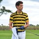 thumbnail image 3 of Balery Striped With Bees Camisa Polo de Hombre con Estampado, de Manga Corta y Tejido Medio, Camisa Tipo Golf Polo-Medium, 3 of 6