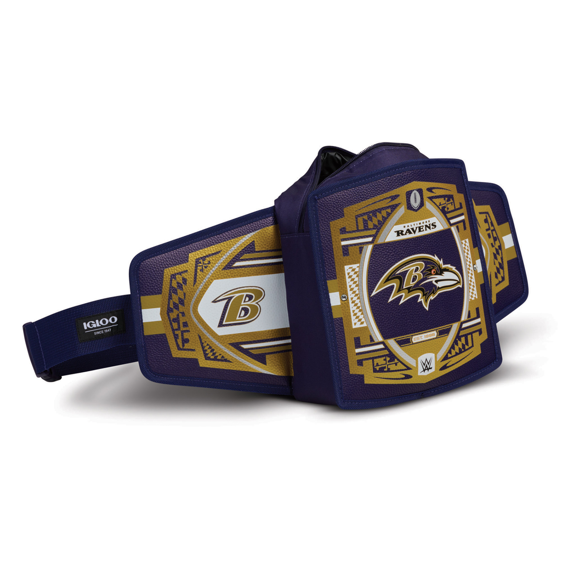 IGLOO  Baltimore Ravens WWE Legacy Belt Cooler