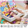 thumbnail image 2 of Magnetic Puzzles Face Dress up Travel Game, Creative Double-Sided Magnetic Dress-Up Activity with Reusable Pieces, Enhances Creativity and Learning Portable & Easy Storage, 2 of 10
