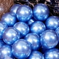 thumbnail image 3 of 10-100 piezas de globo de metal dorado plateado cromado globo decoración de boda blanco negro macarrón suministros para fiesta de cumpleaños 10 12 pulgadas, 3 of 5