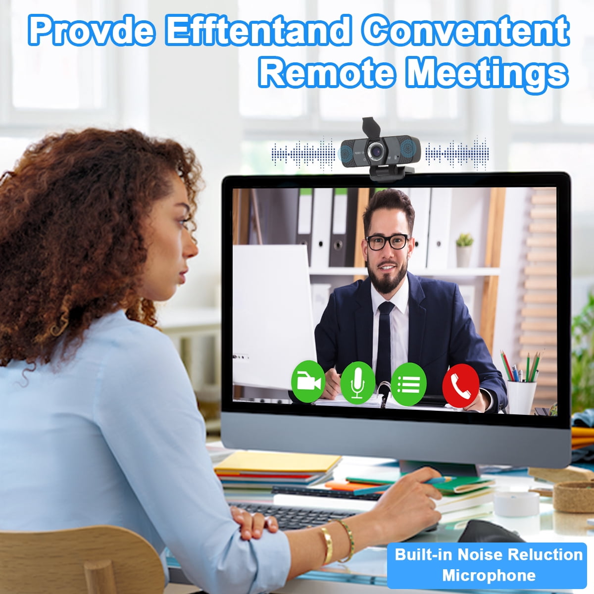 Familyjoy Webcam with Microphone, 1080p Webcam for Streaming Camera Hd Webcam with Microphone for Desktop USB 2.0