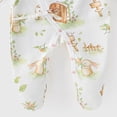 thumbnail image 6 of Gubotare Newborn Romper Girl Newborn Baby Girl Clothes Romper Stripe Jumpsuit Coming Home Romper 0 3 6 9 12 18 Months (Green,Newborn), 6 of 6