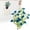 Blue, variant on 1Pcs Multi-color Starry Artificial Flower Soft Floral Ornament For Home Interior Wedding Craft Atmosphere Layout