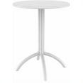 thumbnail image 1 of Siesta ISP160-WHI Table Bistro Ronde Pieuvre Blanche, 1 of 11