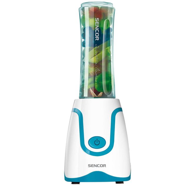 Sencor - Personal Blender with 0.6L Capacity + Coffee Grinder, 300W, Turquoise