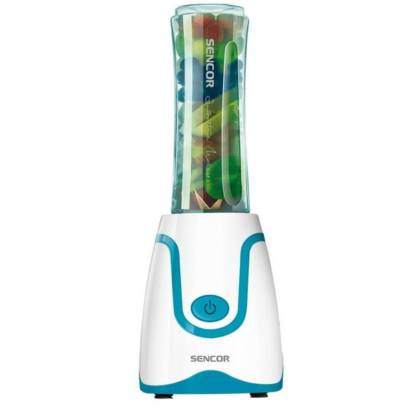 Sencor - Personal Blender with 0.6L Capacity + Coffee Grinder, 300W, Turquoise