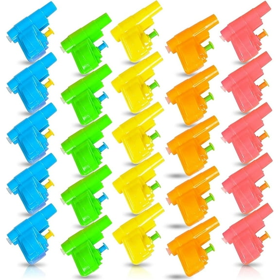 ArtCreativity 24-pack Mini Water Guns for Boys & Girls Ages 3 , Assorted Neon Colors, Fun Pool & Beach Party Favors, Outdoor Summer Toys