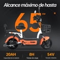 thumbnail image 2 of Motobici Eléctrica Honey Whale U1S Naranja, 2 of 8