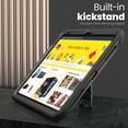 thumbnail image 3 of Dteck Hard Case for iPad (A16) 11th Generation 11 Inch 2025/ iPad 10th Generation 10.9 Inch 2022, Heavy Duty Military Grade Rugged Shockproof Protective Cover with Built-in Kickstand Cover, Black, 3 of 6