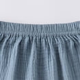 thumbnail image 6 of mgoYE Toddler Kids Baby Boy Girl Cotton Linen Elastic Basic Harem Long Pants Bloomers Casual Joggers 1-7T(Light Blue,5-6 Years), 6 of 7