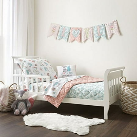 UPC: 0190945039941 | levtex home kids fiona fox 5 piece toddler bedding set multicolor