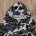 thumbnail image 4 of Franhais Baby Boy Camouflage Romper, Long Sleeve Hooded Jumpsuit, One-piece Pocket Playsuit, 4 of 7