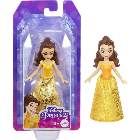 Disney Princess Belle Small Doll, Collectible Disney Toy Inspired by the Movie Beauty and the Beast
