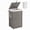 Gray, variant on SUMELL 17.2 Gal Rattan Laundry Hamper with Lid, Foldable Woven Clothes Basket Storage Bin, Gray