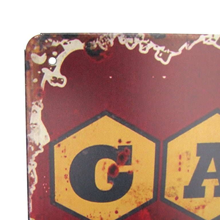 Vintage Metal Last Chance Gas Oil Sign Retro Tin Man Cave Garage Shop Wall Decor Vintage Metal Last Chance Gas Oil Sign Retro Tin Man Cave Garage Shop Wall Decor