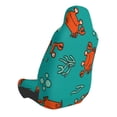 thumbnail image 2 of Wukai Colorful Crab Full Set Car Seat Covers with Soft Padding Universal Auto Front Seats Protector and Cushion Mat, 2 of 5