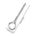 thumbnail image 2 of TABLZONE 5pcs Self Tapping Eye Bolts For Heavy Duty Wall Hooks For Home Use Installation, 2 of 6