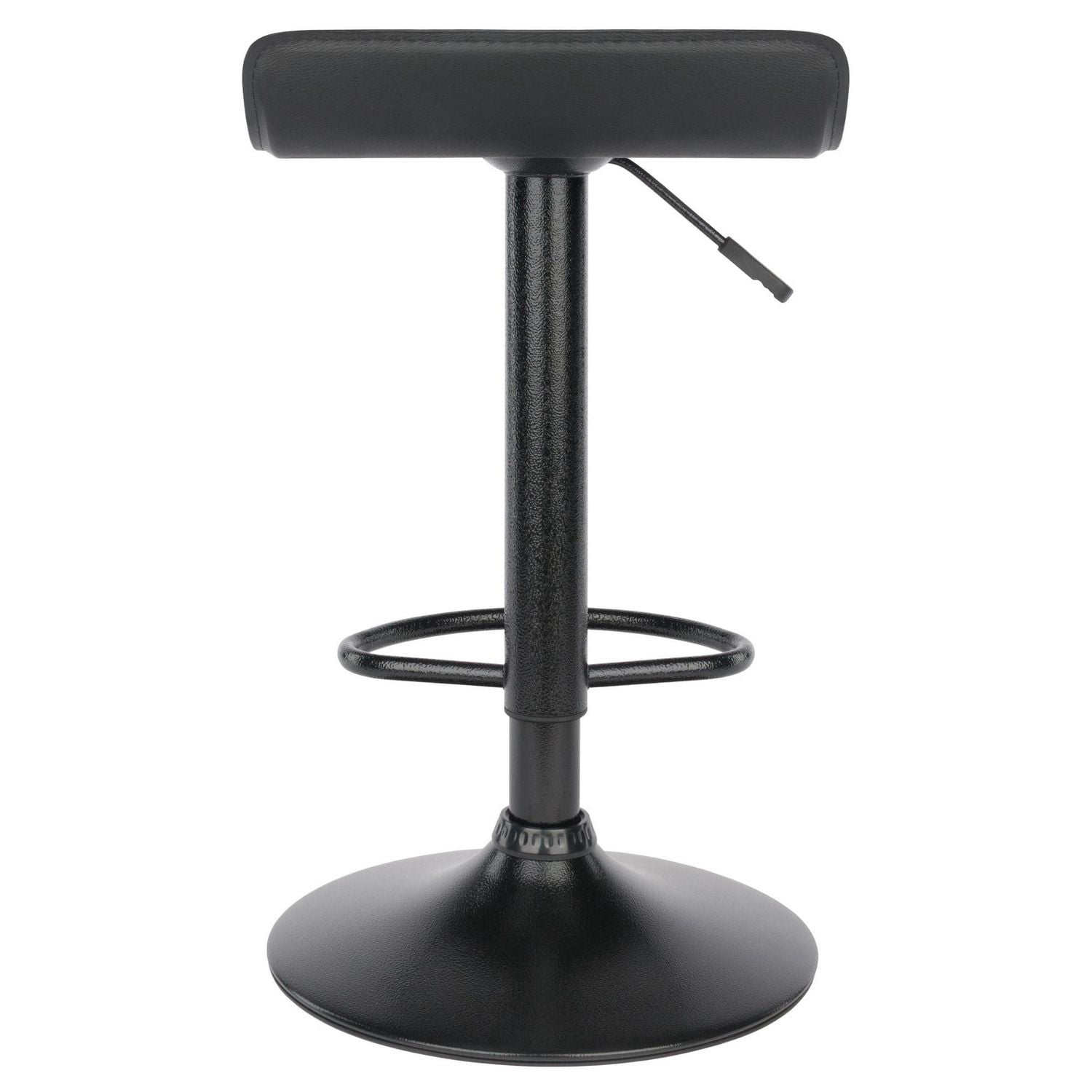 Winsome Obsidian Adjustable Swivel Stools, 2-Pc Set, Black